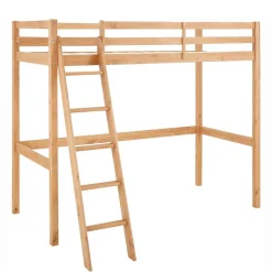 Hohes Hochbett aus Kiefer Massivholz - Usavina