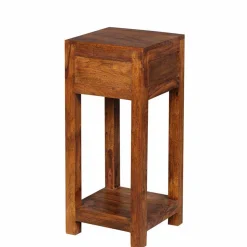 Holz Blumenständer Hoslo mit Schublade