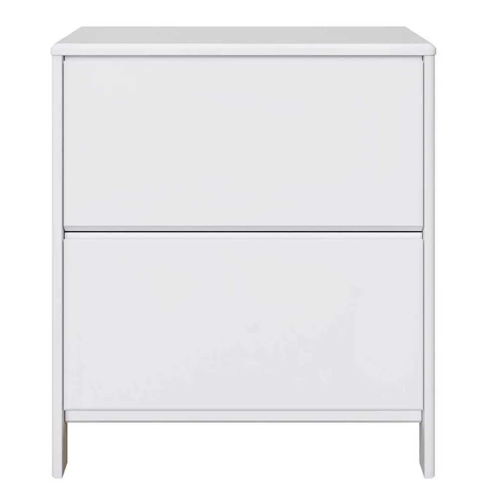 Holz Dielenmöbel in Weiß gewachst - Oranias (vierteilig)