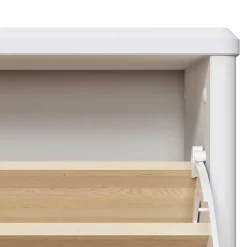 Holz Dielenmöbel in Weiß gewachst - Oranias (vierteilig)