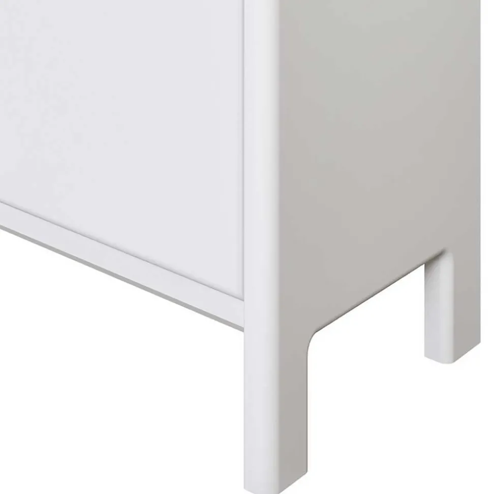 Holz Dielenmöbel in Weiß gewachst - Oranias (vierteilig)