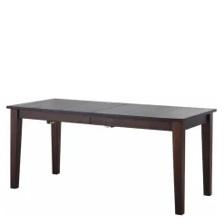Holz Esstisch ausziehbar in dunklem Wenge Braun - Cervena