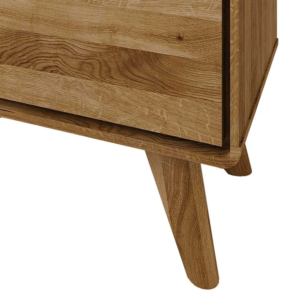 Holz Nachtkommode aus Wildeiche - Eavy