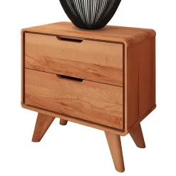 Holz Nachttische mit Schubladen - Junola