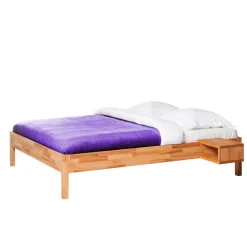 Holzbett Middle aus Kernbuche Massivholz