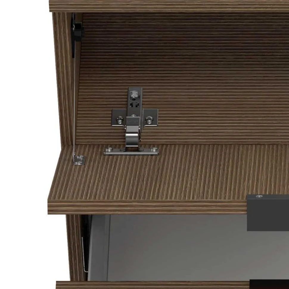 Holzdekor Badausstattung Set - Ucaida (vierteilig)