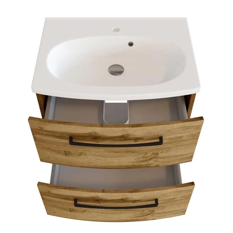 Holzdekor Badausstattung Möbel - Arazony (dreiteilig)