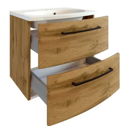 Holzdekor Badausstattung Möbel - Arazony (dreiteilig)