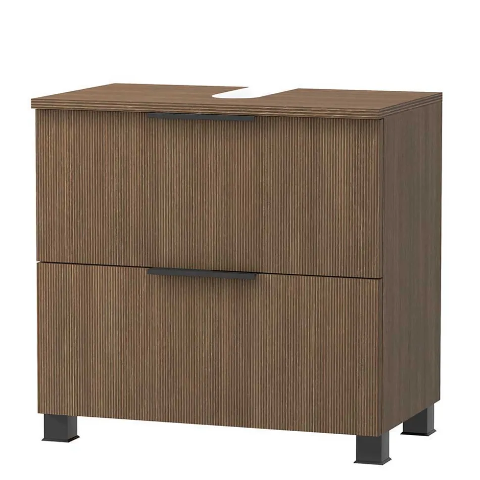 Holzdekor Badezimmer-Möbel Set - Ucaida (dreiteilig)