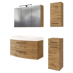 Holzdekor Badezimmermöbel Kombi - Arazony (vierteilig)