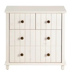 Holzkommode in Weiß gewachst - Cilao