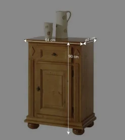 Holzkommode Terezza aus Fichte Massivholz