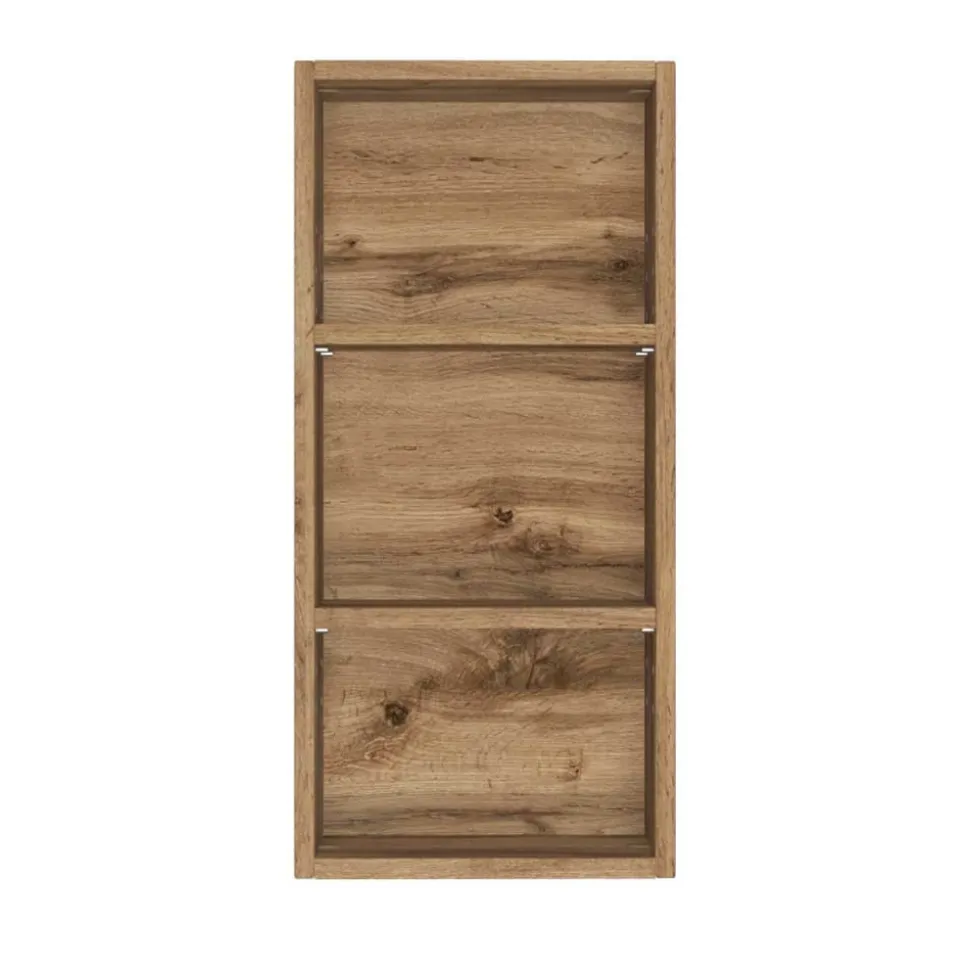 Holzoptik Badmöbel für die Wand - Userina (sechsteilig)