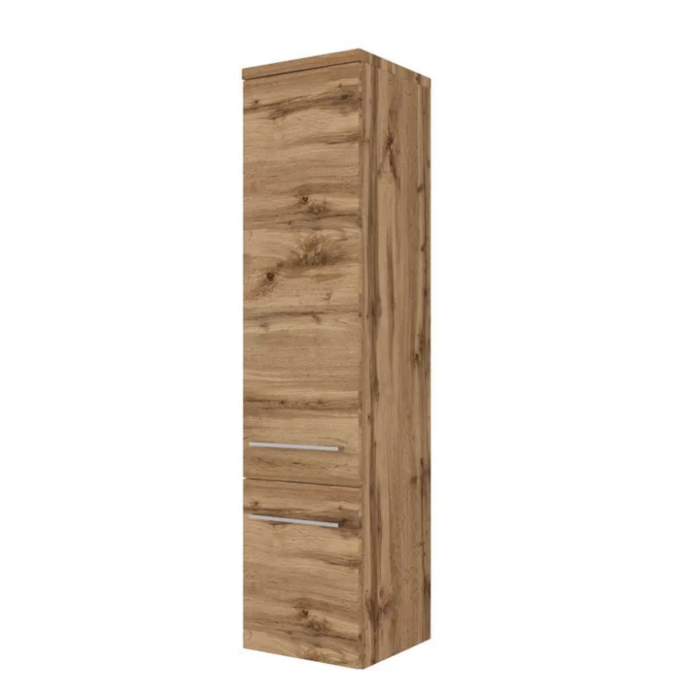 Holzoptik Badmöbel für die Wand - Userina (sechsteilig)