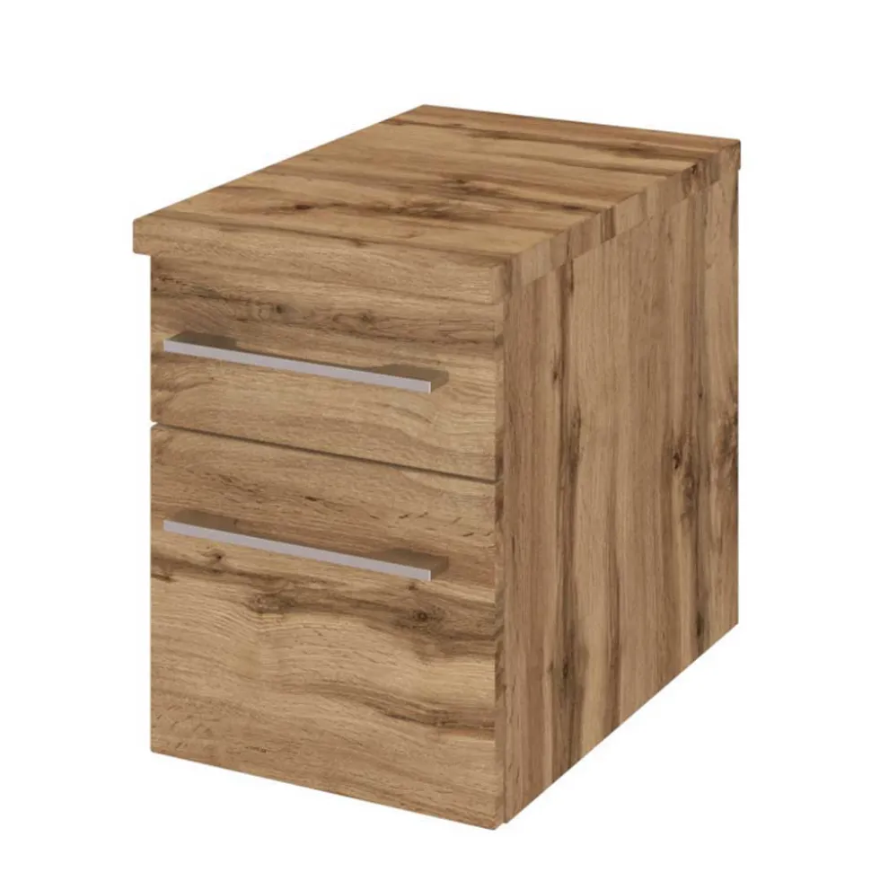 Holzoptik Badmöbel für die Wand - Userina (sechsteilig)