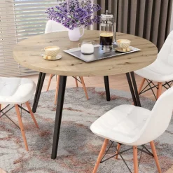 Holzoptik Esstisch in Wildeiche - Ludovico