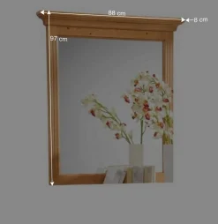 Holzspiegel Rimino aus Fichte Massivholz