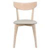 Holzstühle mit Polstersitz - Mikene (2er Set)