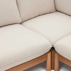 Indoor Outdoor Ecksofa & Tisch - Perconia (zweiteilig)