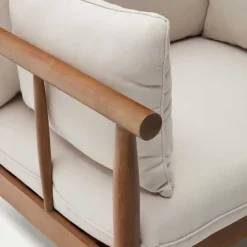 Indoor Outdoor Sessel in Cremefarben - Perconia