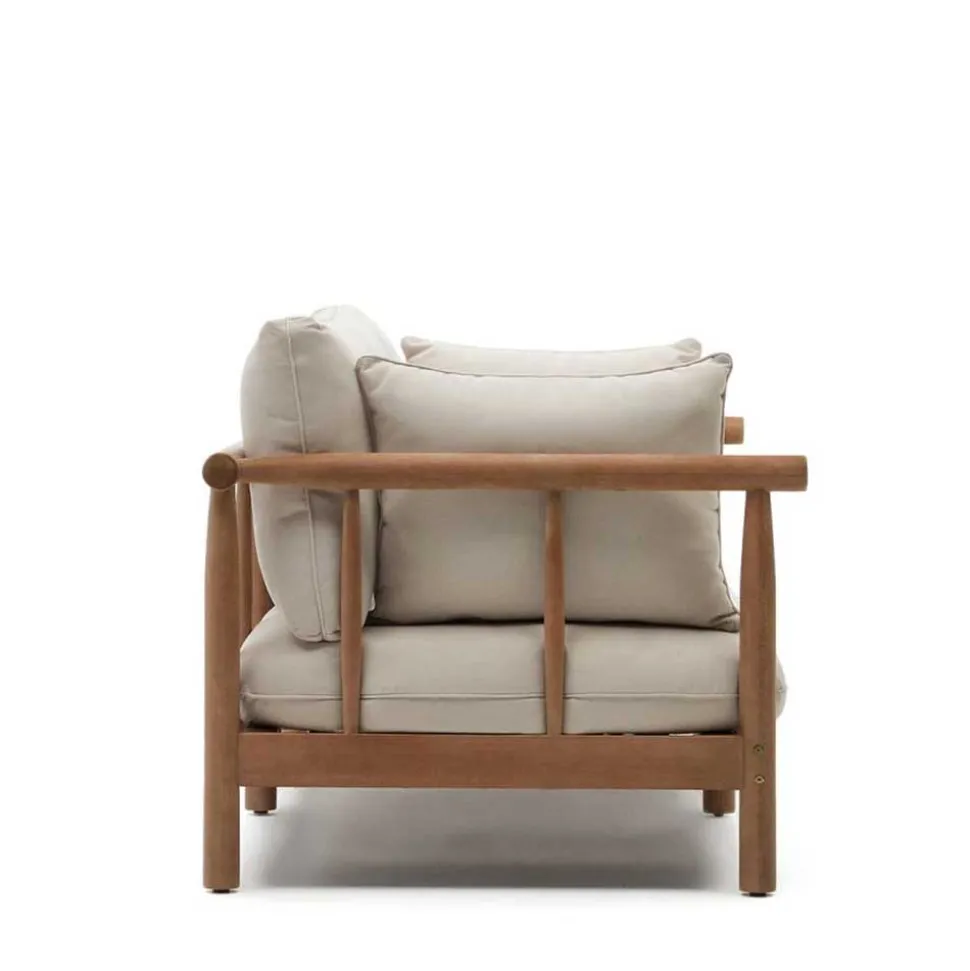 Indoor Outdoor Sofa in Cremefarben - Perconia