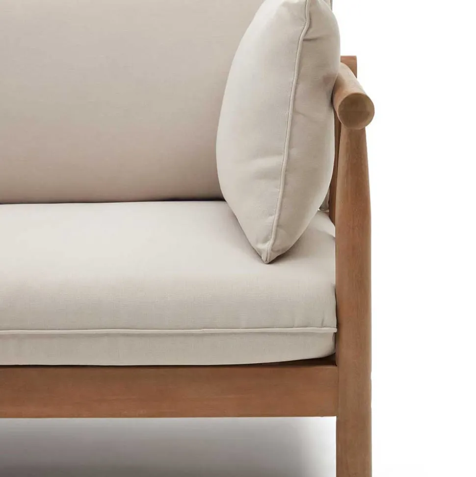 Indoor Outdoor Sofa in Cremefarben - Perconia