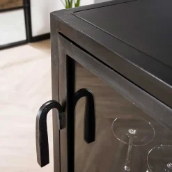 Industrial Barschrank aus Metall - Brayden