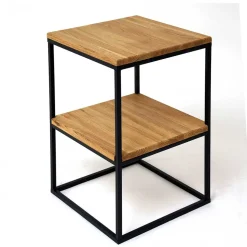 Industrial Beistelltisch mit Ablageboden - Tenny