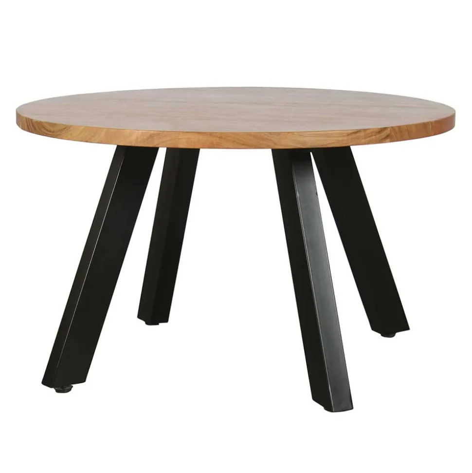 Industrial Couchtisch mit runder Platte - Fresh