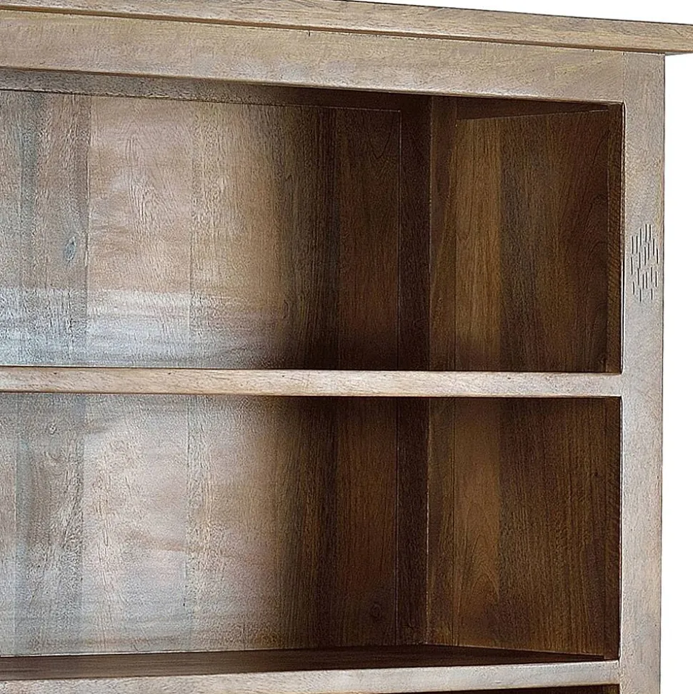 Industrial Design Bücherregal aus Mangoholz - Semian