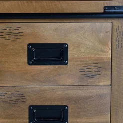 Industrial Design Bücherregal aus Mangoholz - Semian