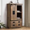 Industrial Design Highboard aus Mangoholz - Semian