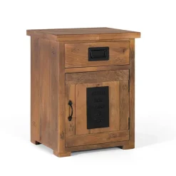 Industrial Design Nachtkommode aus Mangoholz - Semian