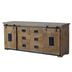 Industrial Design Sideboard aus Mangoholz - Semian