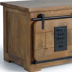 Industrial Design TV Lowboard aus Mangoholz - Semian