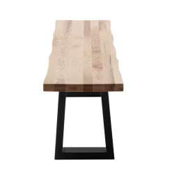 Industrial Esstischbank aus Zerreiche - Heaver