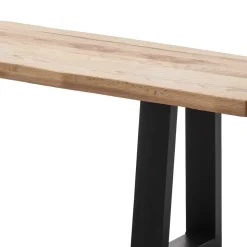 Industrial Esstischbank aus Zerreiche - Heaver