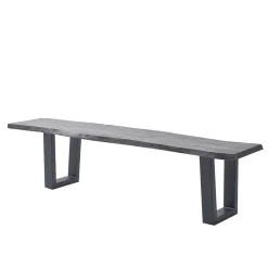 Industrial Esstischbank in Akazie Grau - Facanella