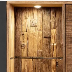 Industrial Highboard mit LED Beleuchtung - Acira