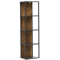 Industrial Hängeregal in Dekor Eiche Dunkel - Xindus