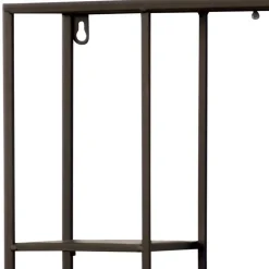 Industrial Hängeregal in Schwarz - 40x60x12 cm - Limburg