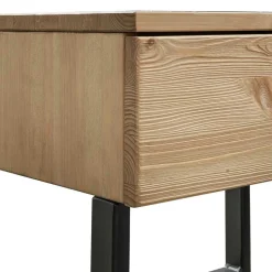 Industrial Nachtkommode aus Kiefer Massivholz - Catania