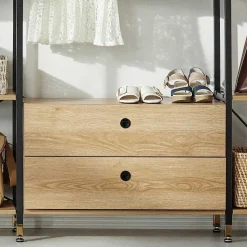 Industrial Regal für Garderobe Aufbewahrung - Sunset