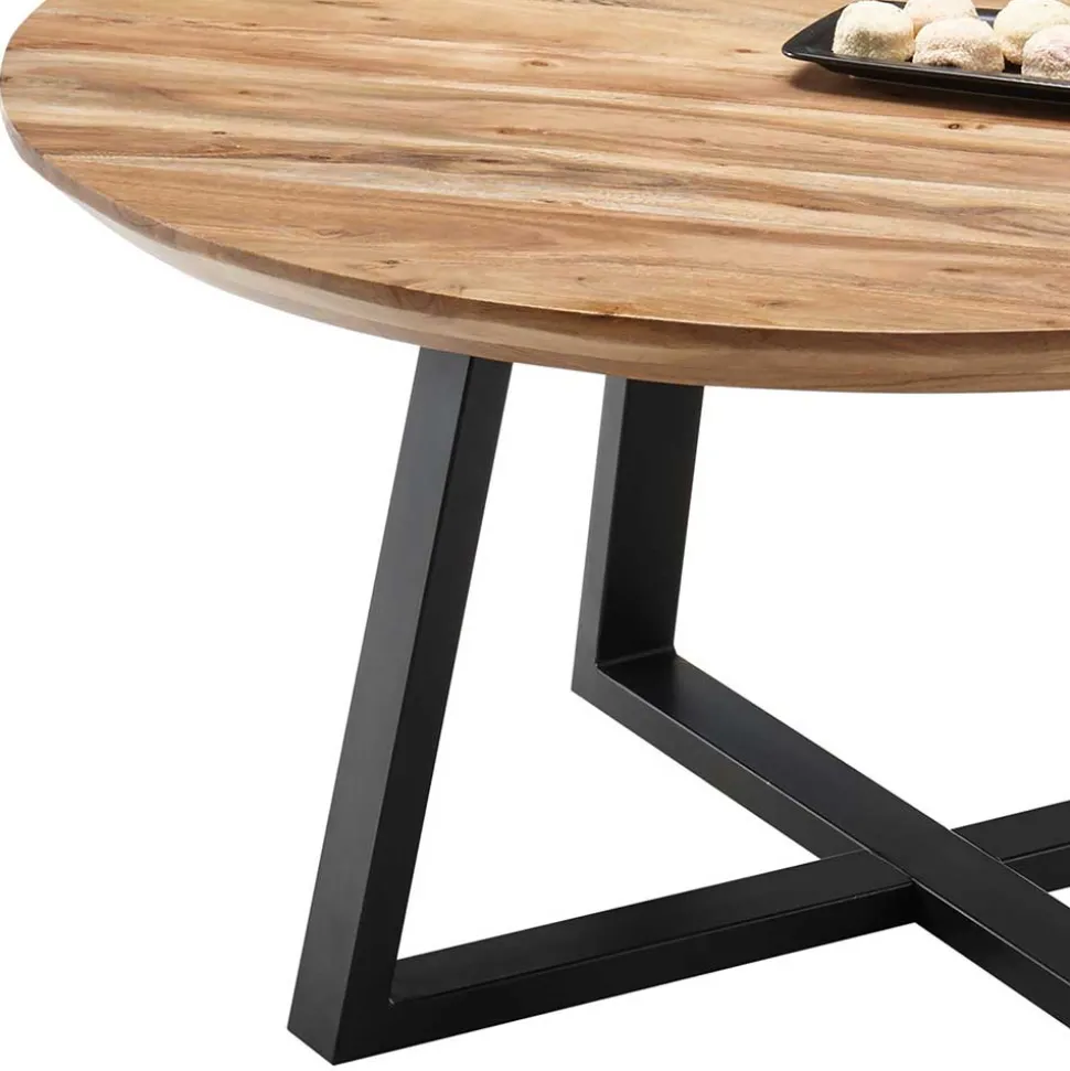 Industrial Sofatisch aus Akazie Massivholz - Mexicano