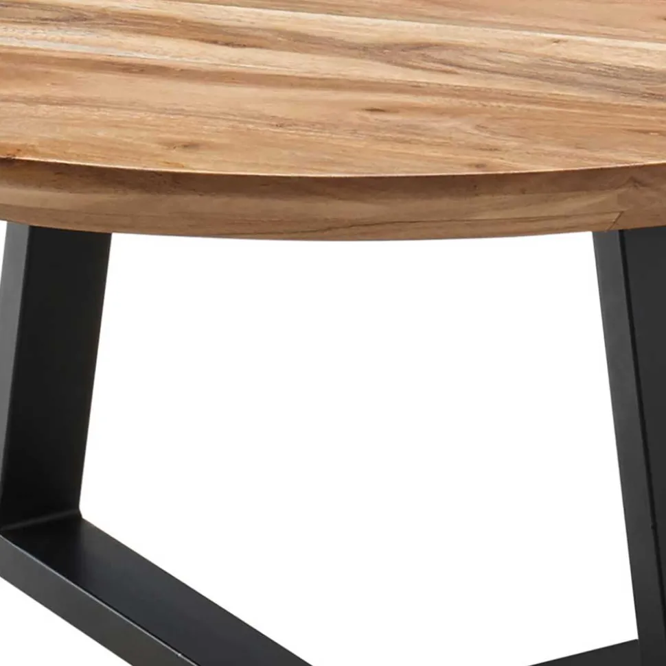 Industrial Sofatisch aus Akazie Massivholz - Mexicano