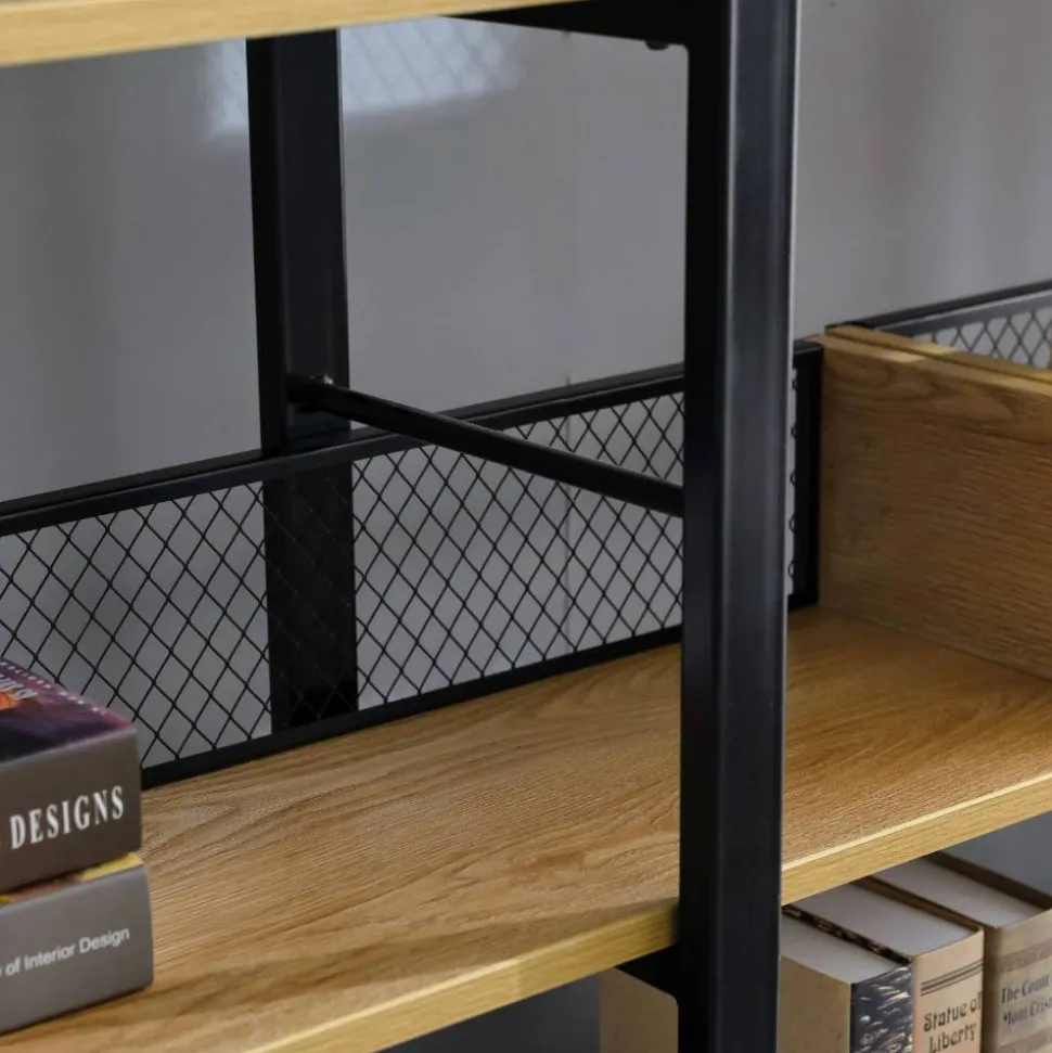 Industrial Standregal in Schwarz - Felictas