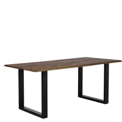 Industrial Style Essgruppe mit vier Plätzen - Panayota (fünfteilig)