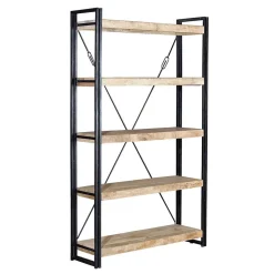 Industrial Style Standregal aus Mangoholz - Traudarian
