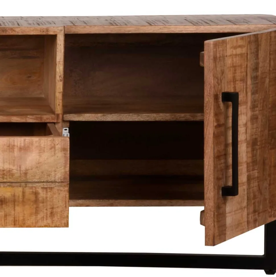 Industrial TV Lowboard aus Mangobaum - Schanow