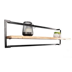 Industrial Wandboard aus Akazie Massivholz - Ian